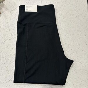 America Eagle The Everything Black high-waisted skinny leggings activewear XXL